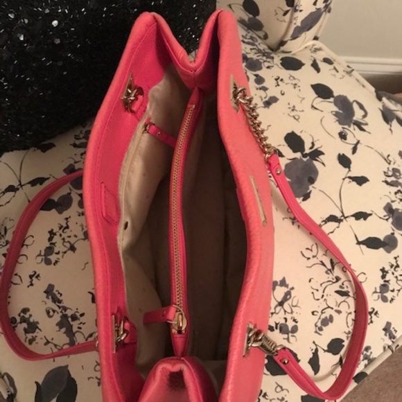 Kate Spade Pink Pebble Leather Handbag - Picture 3 of 4